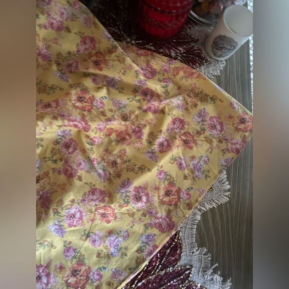 House of CB Maxi Dress Sz XS Yellow Floral Felizia Butter Print Puff Selene NEW - Picture 11 of 16